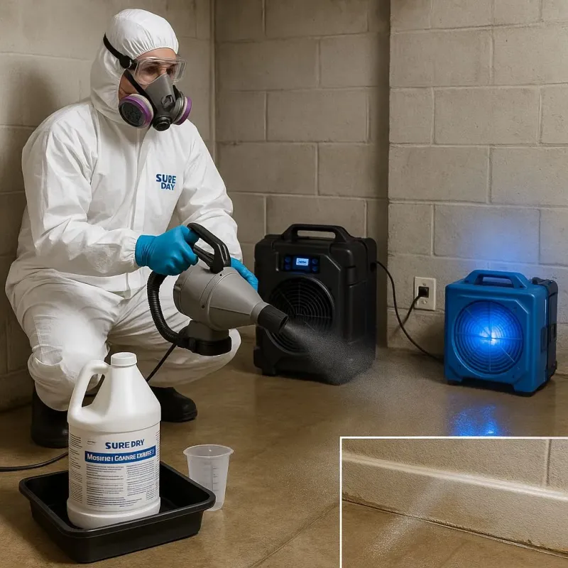 Sanitization and Odor Removal process in Poquoson, VA